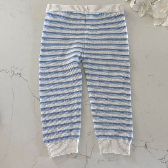 Janie and Jack Baby Striped Sweater Pant in Peek-A-Blue Stripe Size 18/24 Months - Picture 7 of 7